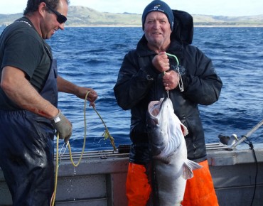Sir Graham Henry with one of his Hapuka